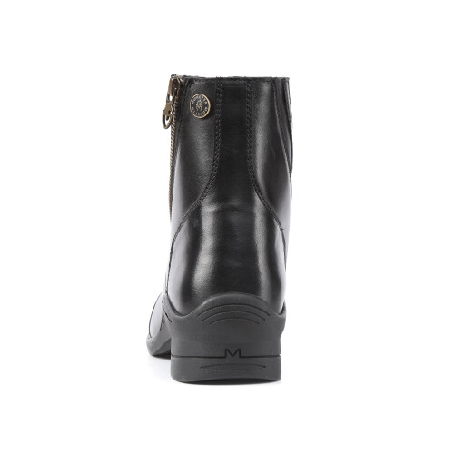 (7 UK, Black) Moretta Womens/Ladies Alessia Grain Leather Paddock Boots 1