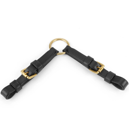 (One Size, Black) Blenheim Leather Horse Coupling