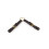 (One Size, Havana) Blenheim Leather Horse Coupling 1