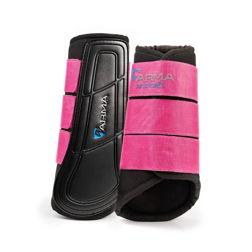 (X Full, Coral) ARMA Neoprene Horse Brushing Boots
