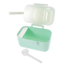 Baby Formula Container with Airtight Seal, MultiCompartment Travel Milk Powder Dispenser, Green