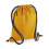 BagBase (One Size, Mustard) Bagbase Recycled Drawstring Bag 1