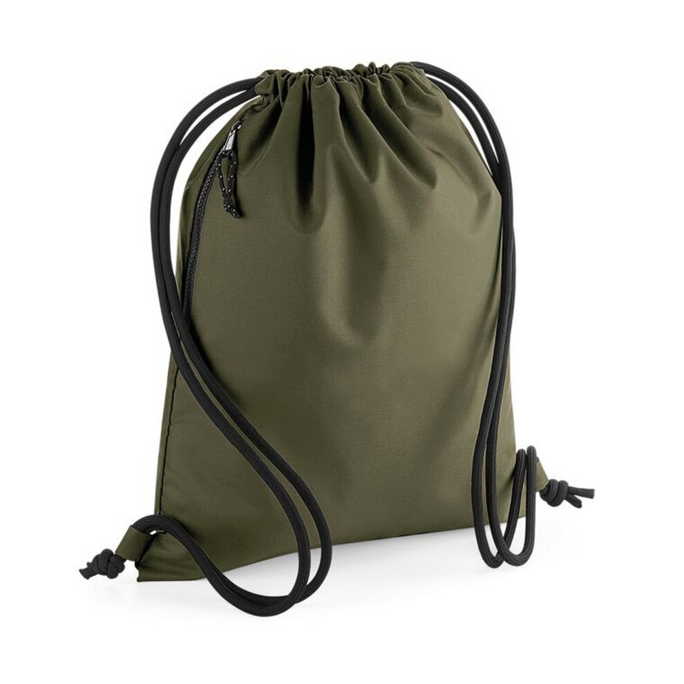 Bagbase (One Size, Military ) Recycled Drawstring Bag Green