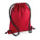 BagBase (One Size, Classic Red) Bagbase Recycled Drawstring Bag 1