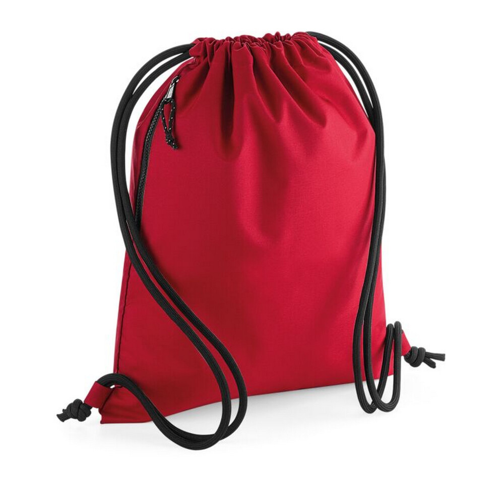 Bagbase (One Size, Classic ) Recycled Drawstring Bag Red