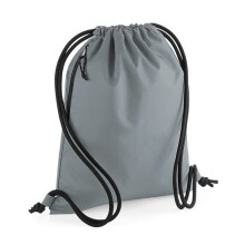 (One Size, Pure Grey) Bagbase Recycled Drawstring Bag
