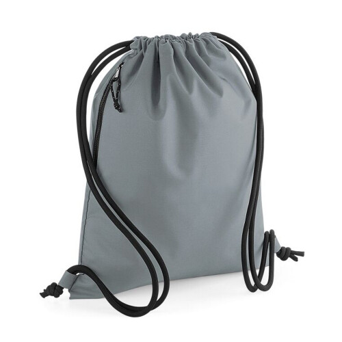 BagBase (One Size, Pure Grey) Bagbase Recycled Drawstring Bag