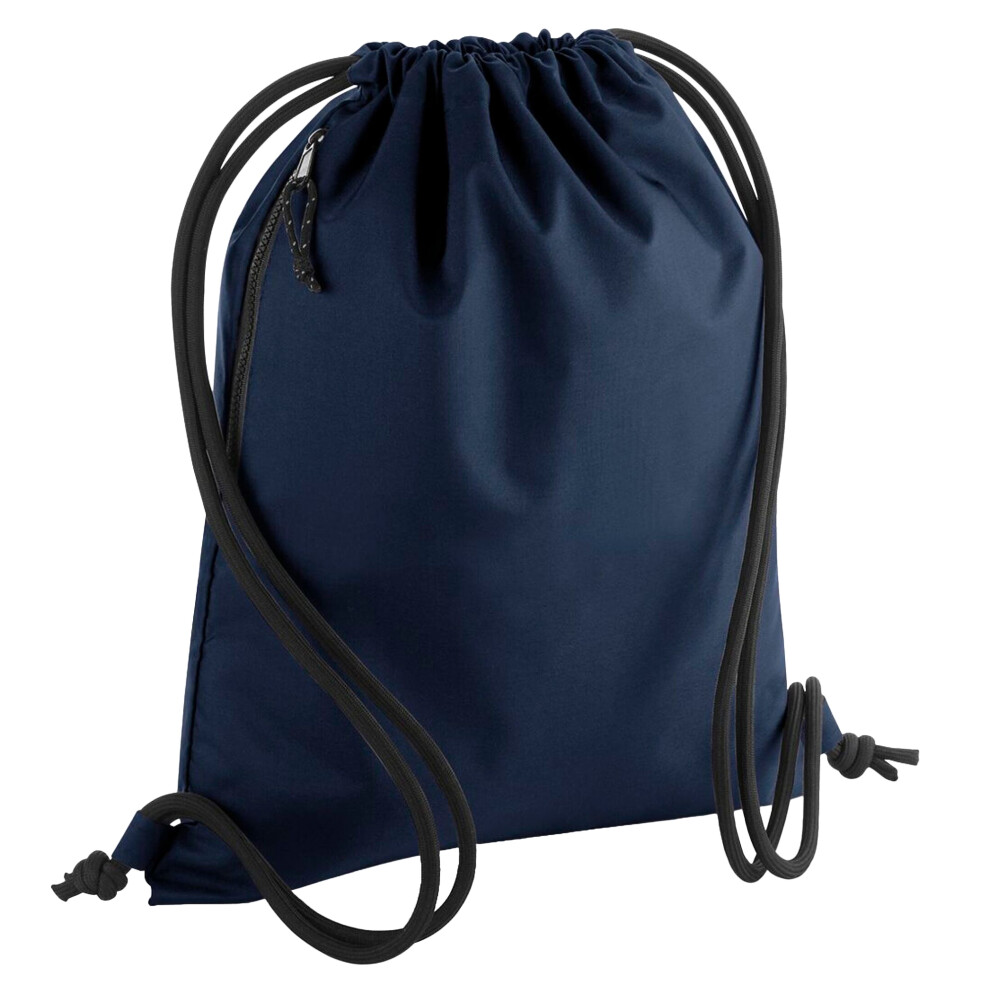 Bagbase Recycled Drawstring Bag - Navy Blue - Image 2