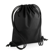 (One Size, Black) Bagbase Recycled Drawstring Bag