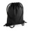 BagBase (One Size, Black) Bagbase Recycled Drawstring Bag 1