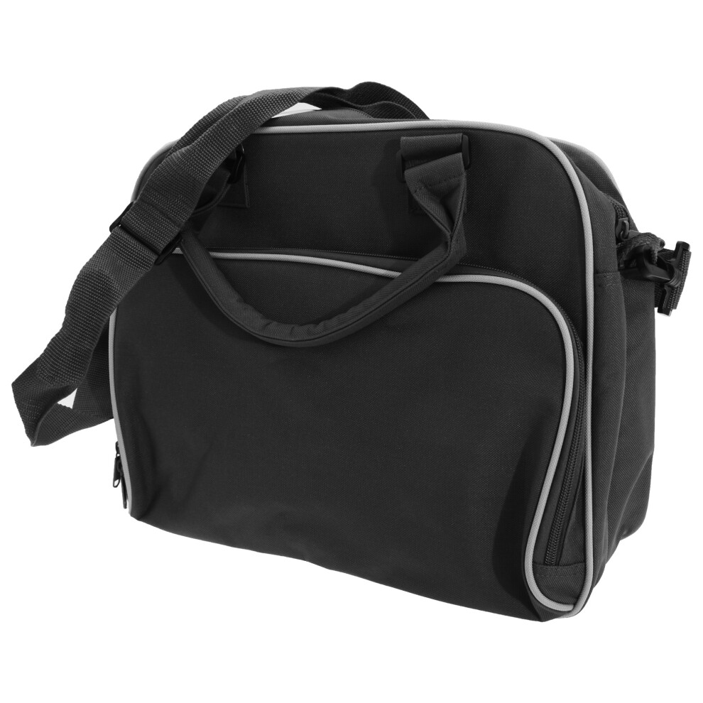 Bagbase (One Size, /White) Compact Junior Dance Messenger Bag (15 Litres) Black