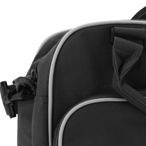 BagBase (One Size, Black/White) Bagbase Compact Junior Dance Messenger Bag (15 Litres) 2