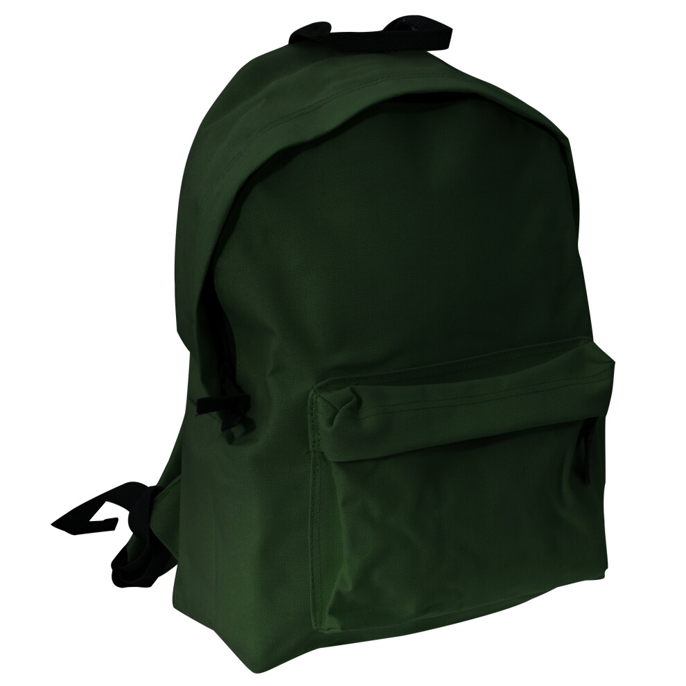 Bagbase (One Size, Bottle ) Junior Fashion Backpack / Rucksack (14 Litres) Green