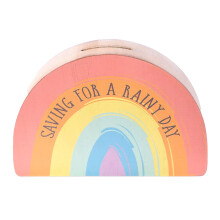 Celebrations Petit Cheri Saving For A Rainy Day Rainbow Money Box