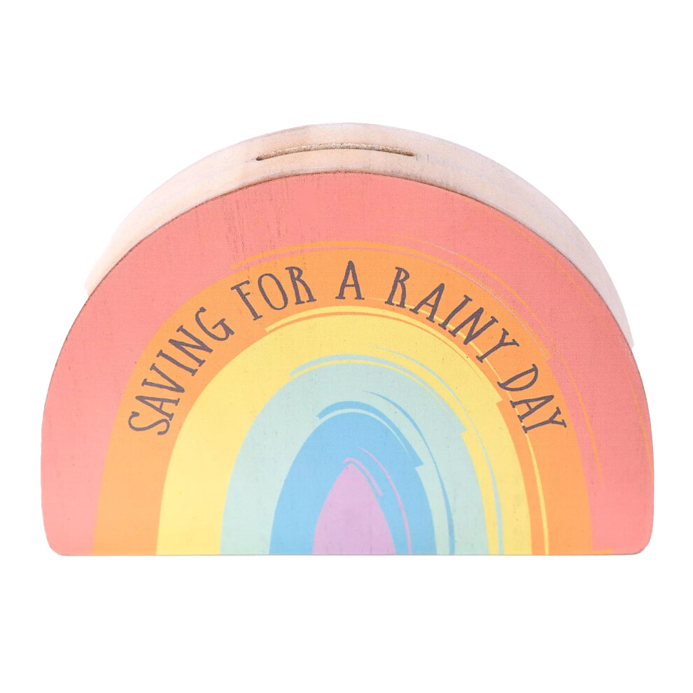 Celebrations Petit Cheri Saving For A Rainy Day Rainbow Money Box
