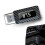 Bluetooth FM Transmitter for Car with HD LED Display, Dual Mode, Hands Calls, Adjustable Frequency, Black 1