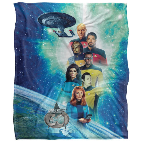 Star Trek Star Trek 30 Silky Crew Supersoft Blanket