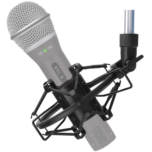 Shock Mount for Samson Q2U USB/XLR Microphone Noise Reduction and Vibration Absorption Durable Build