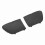 Pair Black Inner Handle Caps 72121 T2A 1