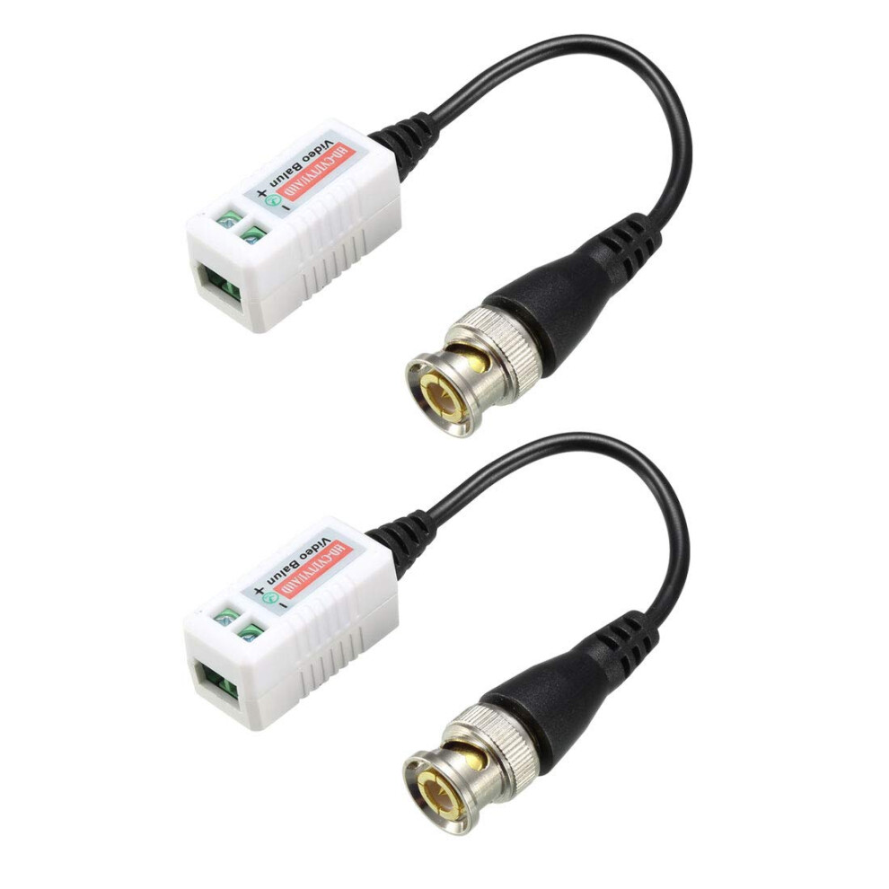 Passive Cctv Video Balun With Bnc Connector For Cat5 Utp Longdistance Transmission 1 Pair 9092120623598