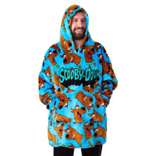 Scooby Doo Mens All-Over Print Blanket Hoodie