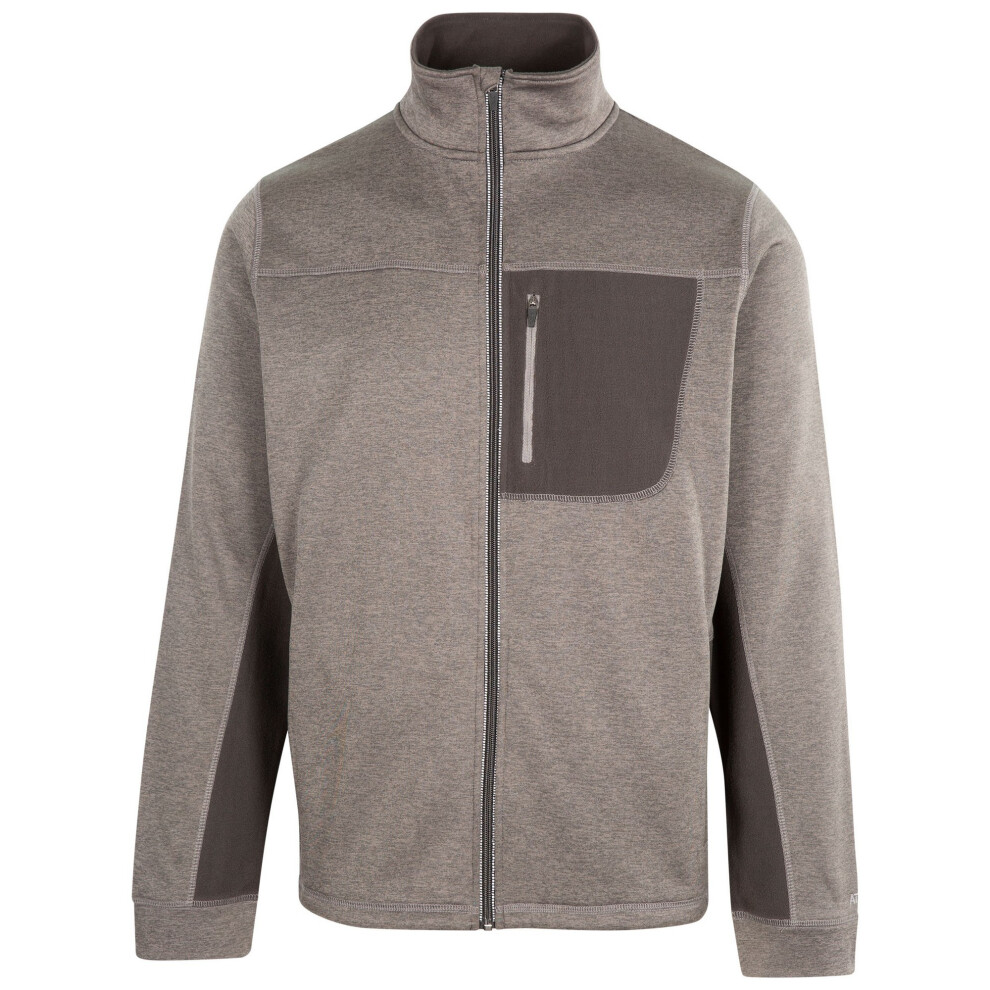 Trespass (L, Dark Grey) Mens Radnage Marl At200 Fleece Jacket