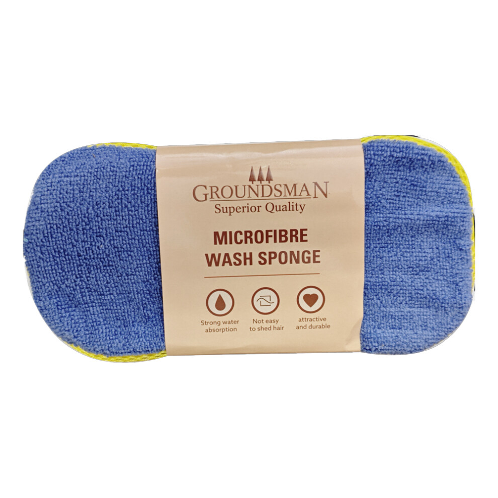 Groundsman Microfibre Sponge Scourer 5063884429041