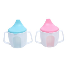 Leakproof Sippy Cup with Handles for Toddlers – 2pcs Training Cups with Measurement Scale for Boys and Girls