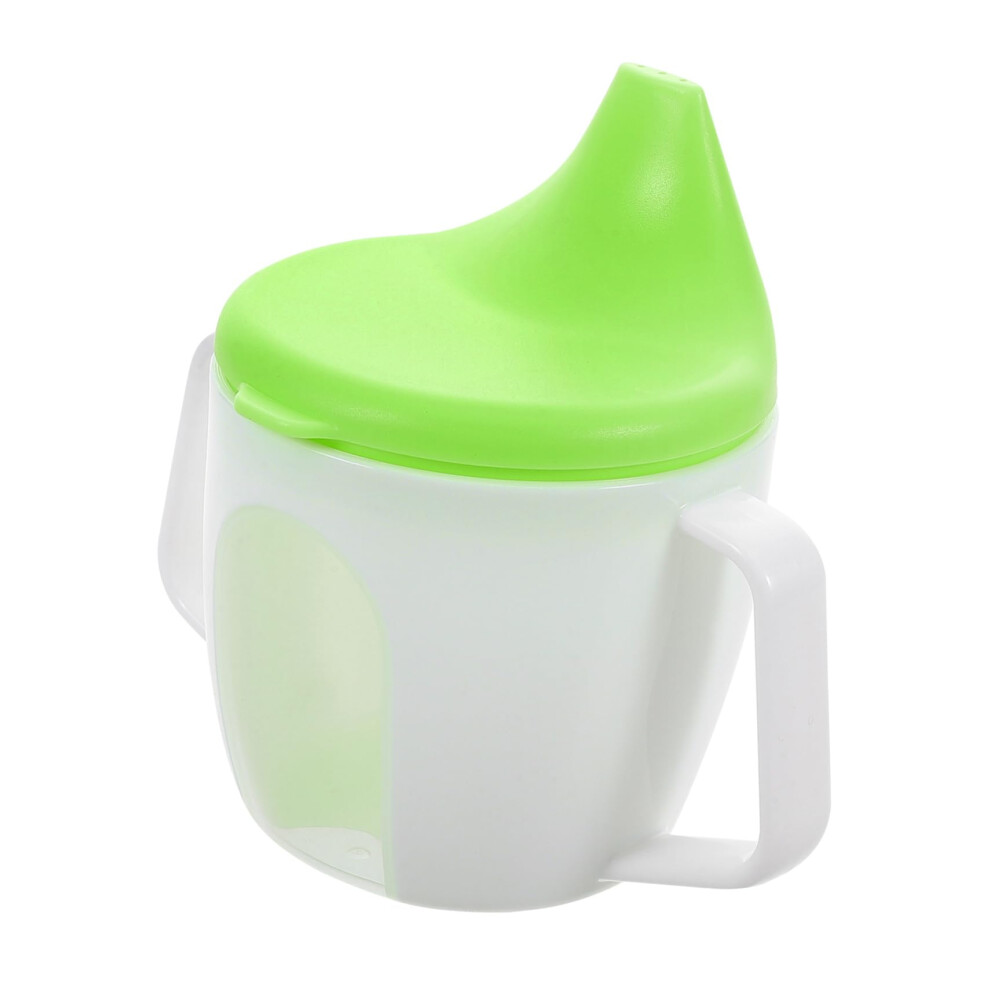 Sippy Cup with Handles and Clear Measurement Markings for Baby or Toddler Spill‑Resistant Drinking