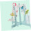 Baby Bottle Drying Rack with Detachable Foldable Stand for Sippy Cups, Compact Sky Blue Design 5