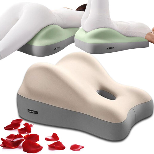 Butt Cushion for Couples with Durable Memory Foam, Ergonomic Hip and Lower Back Support Pillow