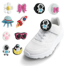 2 Pack Holder for AirTag for Kids Shoes, Silicone Case with 8 Cartoon Characters, Hidden Secure Design
