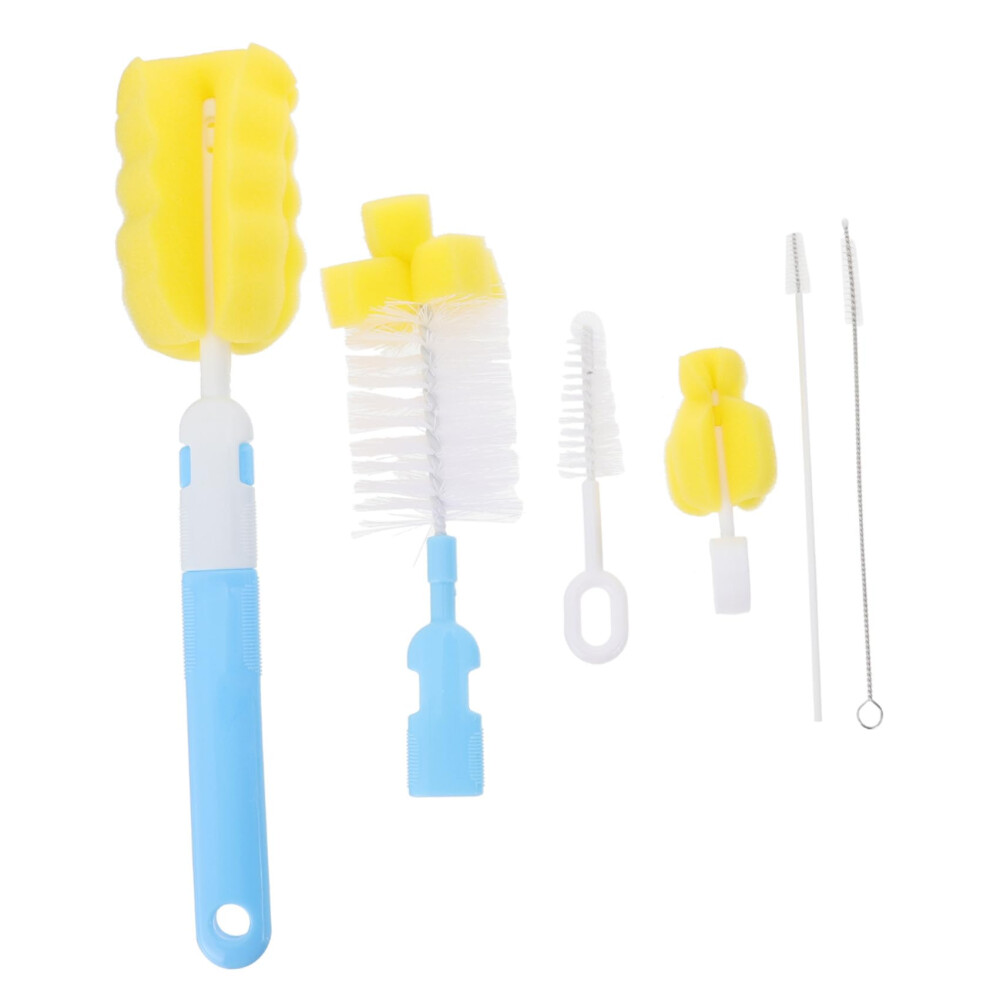 Bottle Cleaning Brush Set with Long Handle, NonScratch for Baby Bottles, Nipples and Straws