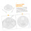Divided Plastic Plate with Spoon and Fork, Durable Dishwasher Safe Portion Control Dinnerware 4