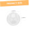 Divided Plastic Plate with Spoon and Fork, Durable Dishwasher Safe Portion Control Dinnerware 2