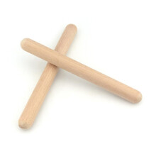 Rhythm Sticks for Kids, Durable Solid Wood Claves with Clear FullBodied Sound for Classroom Music (1 Pair)