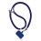 Adjustable Detachable Phone Lanyard with Secure Blue Neck Strap for Keys and Mobile Devices 1