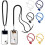 Adjustable Detachable Phone Lanyard with Secure Blue Neck Strap for Keys and Mobile Devices 2