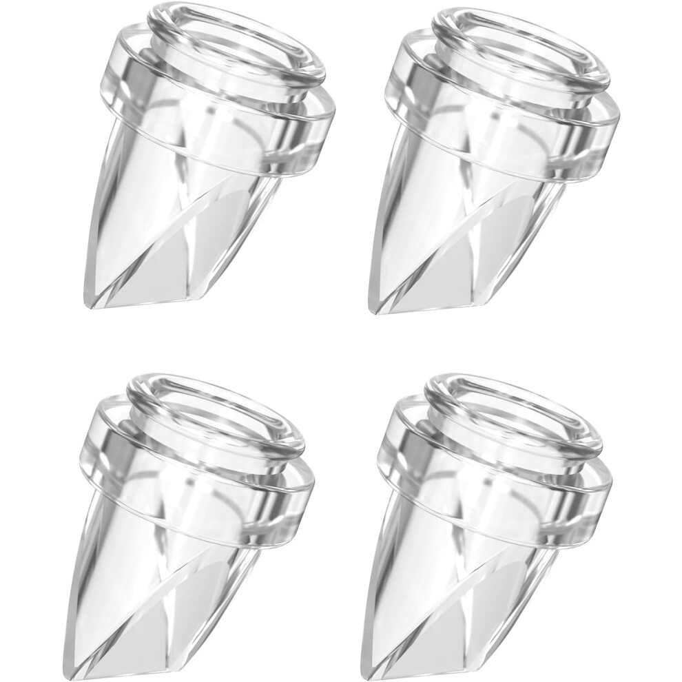4PCS Silicone Duckbill Valves for Wearable Breast Pump Replacement Parts Compatible with Mommed S18 S21 Lansinoh S32 Series