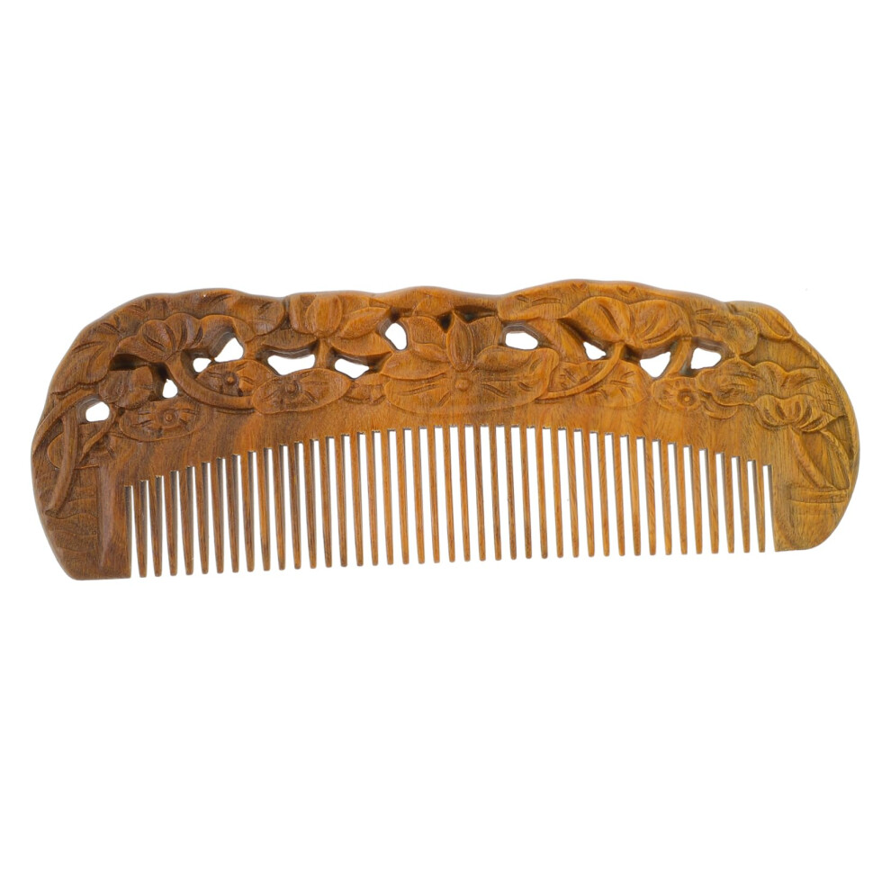 Unisex Detangling Hair Brush And Wide Tooth Sandalwood Comb For Gentle Knot Removal Wet And Dry Hair