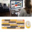 Wireless Keyboard Mouse Combo 82 Keys Bluetooth 2.4G Low Noise Yellow 16