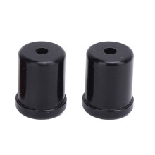 Pair Red Aluminium Tyre Caps for Zontes