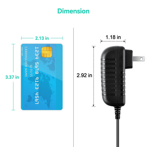 Replacement AC Adapter for Diamond Memory Lane Delay Effects Pedal, Wide Voltage Compatibility and Safe Power Supply 2