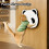 Corrugated Panda Pattern Cat Scratch Mat for Walls & Doors 3