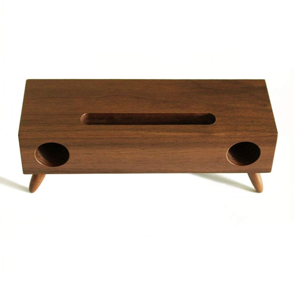 Wooden Phone Stand For Desk Hands Viewing Stable Support Portrait And Landscape Mode 9174973738213