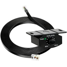 Car Amplifier Bass Knob with 13FT Cable, Universal 4Pin Subwoofer Volume Control for Car Audio
