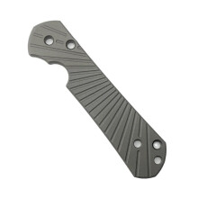 Titanium Knife Scale for Large Sebenza 21, CNC Sandblasted Replacement Handle with Enhanced Grip