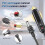 Rectangular Satellite DC Power Cable 5m 18AWG Waterproof for Mini to Car 4