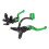 Universal Aluminium Brake Clutch Levers Green 1