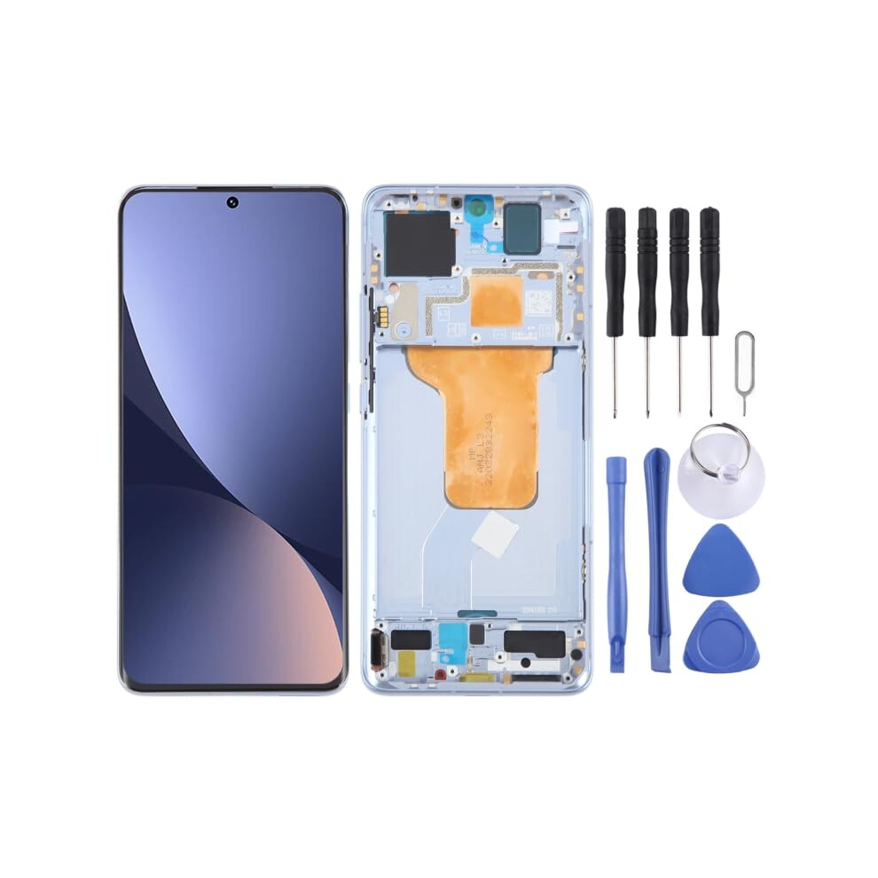 Lcd Screen Replacement Amoled Display Touch Digitizer Assembly With Frame For Xiaomi 12 Blue 9174973738442